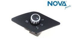 ELEK-DÜĞME AYNA KUMANDA ANAHTARI ( Katlanır Krom ) NOVA / JETTA 11-14 /