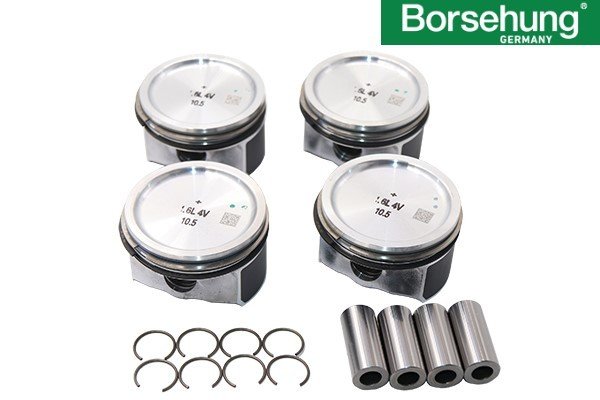 MOTOR-PİSTON+SEGMAN STD 76.51 MM ( 4 Adet ) BORSEHUNG Germany / FAB-YE-JE-PO-RAP-PA-JE-LE /