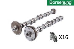 MOTOR-EKSANTRİK MİL SETİ & TAPET ( Emme & Egsoz ) BORSEHUNG Germany / PACC-CC-A4-A5-A6 1.8 TFSI BZB-