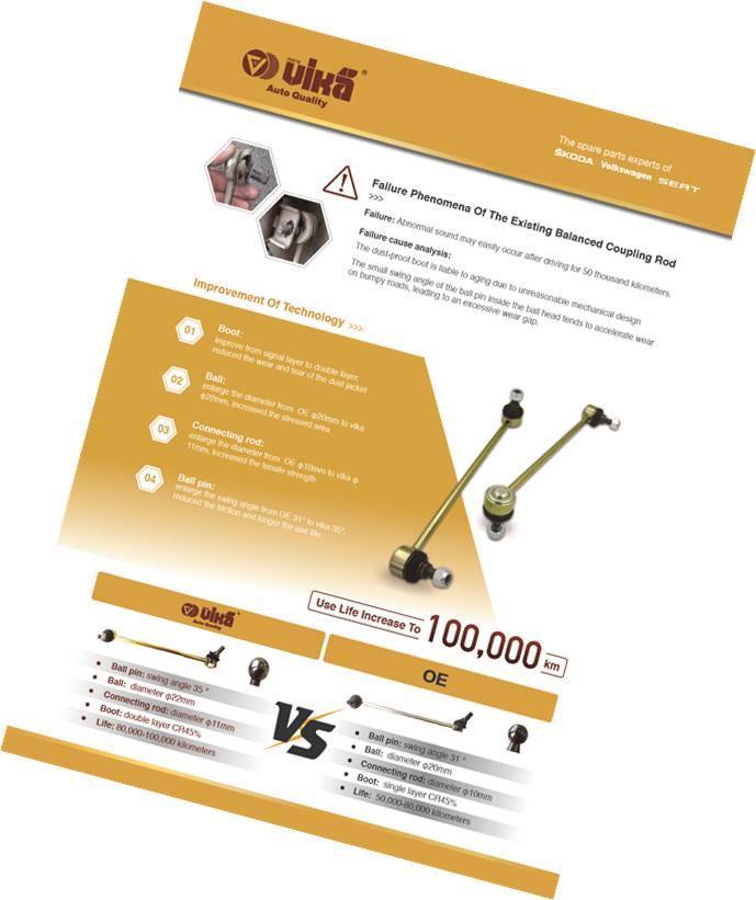 ÖN TAKIM-VİRAJ DEMİR ASKI ROTU ( Golden Serisi ) VIKA / ALT-CA-EOS-GO-OCT-SUP-TO-TOU-YET /