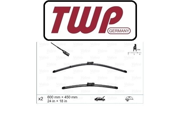 SİLECEK-SÜPÜRGESİ SOL VE SAĞ ( Set ) TWP_Germany / CITIGO-RAPID-TOLEDO /