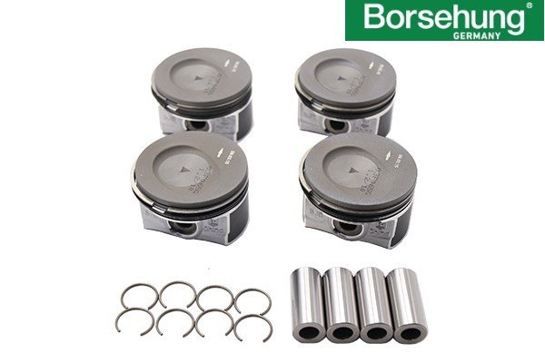 MOTOR-PİSTON+SEGMAN STD 77.01 MM ( 4 Adet ) BORSEHUNG Germany / PO-PA-JE-GO-FAB-IB-OCT-YET-LE 1.2 TS